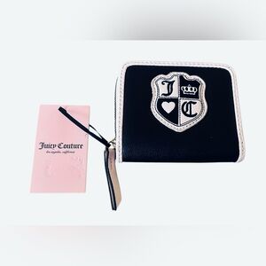 NWT Juicy Couture Black, Cream and Blush Pink Wallet 💕